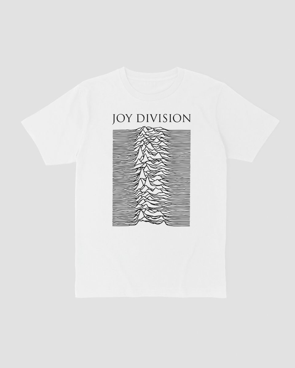 Nome do produto: Camiseta Joy Division Pleasures Mind The Gap Co.