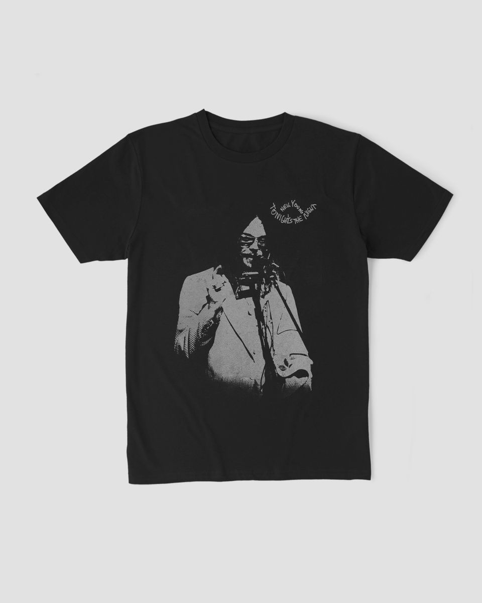 Nome do produto: Camiseta Neil Young Tonight Mind The Gap Co.