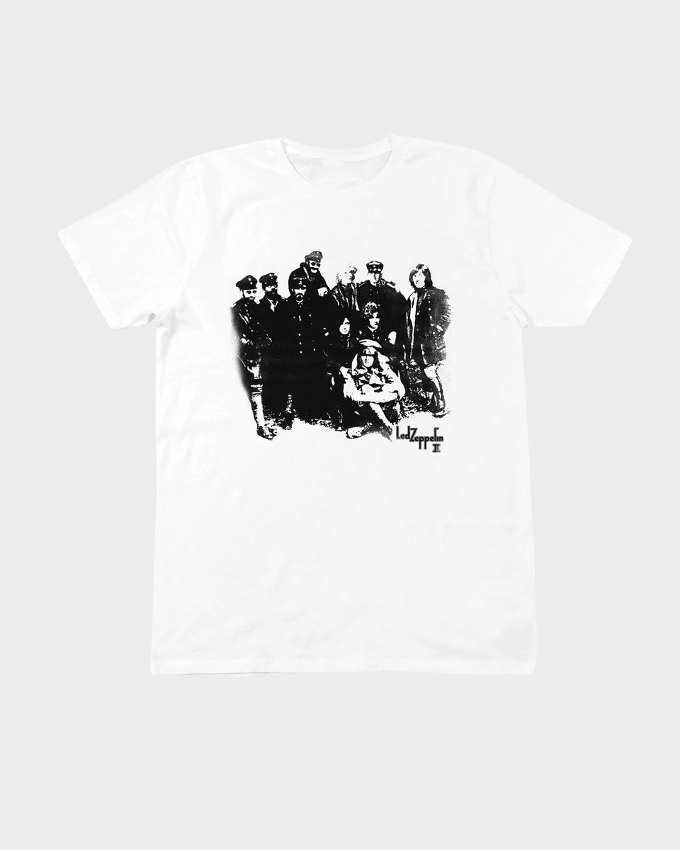 Nome do produto: Camiseta Led Zeppelin Led II White Mind The Gap Co.