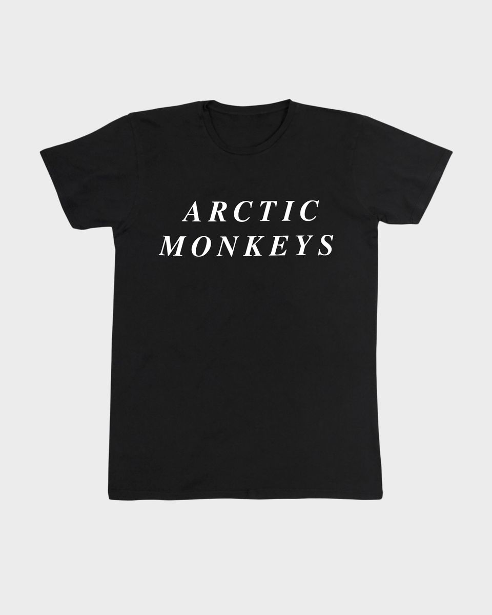 Nome do produto: Camiseta Arctic Monkeys Hotel Logo Mind The Gap Co.