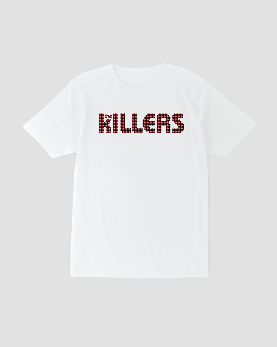Nome do produto: Camiseta The Killers Logo 2 White Mind The Gap Co.