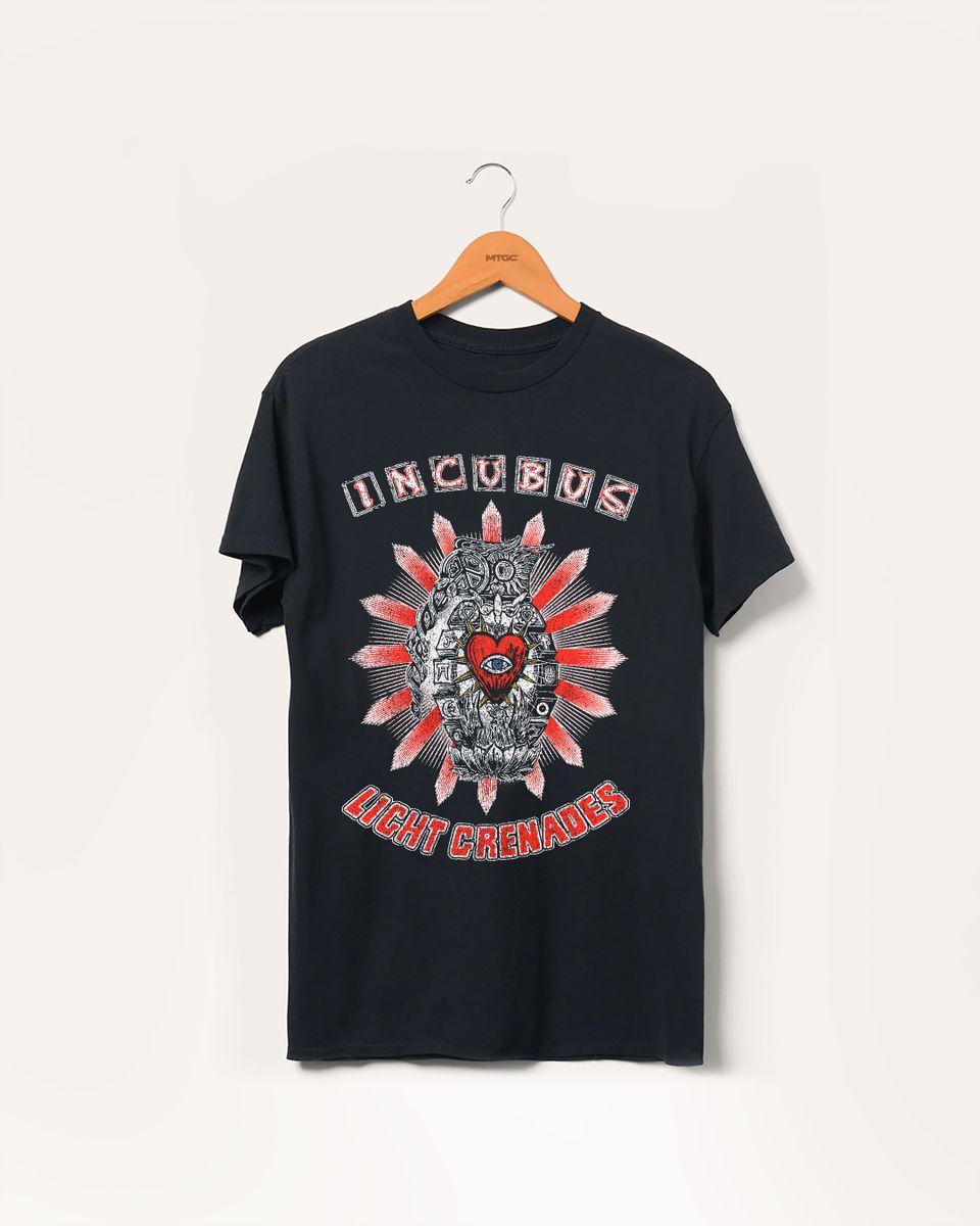 Nome do produto: Camiseta Incubus LG Black Mind The Gap Co.