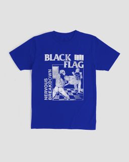 Camiseta Black Flag Nervous 1 Mind The Gap Co.