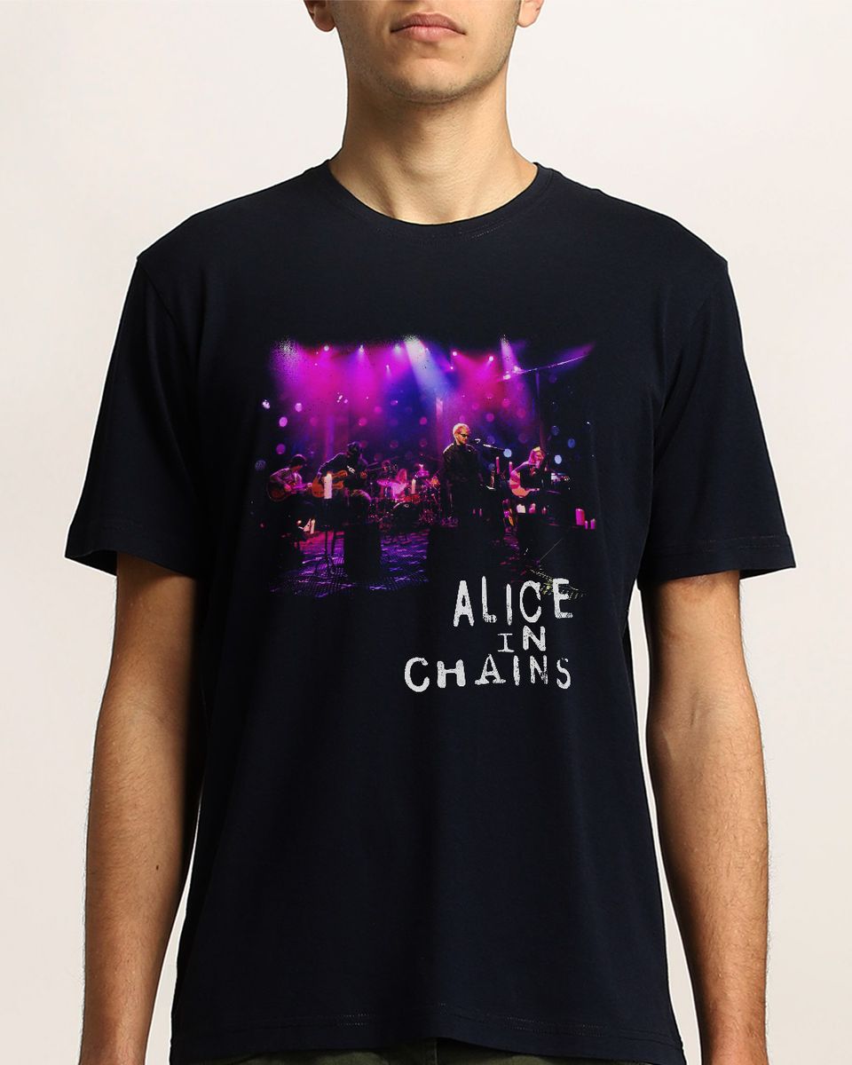 Nome do produto: Camiseta Alice In Chains Unp Mind The Gap Co.