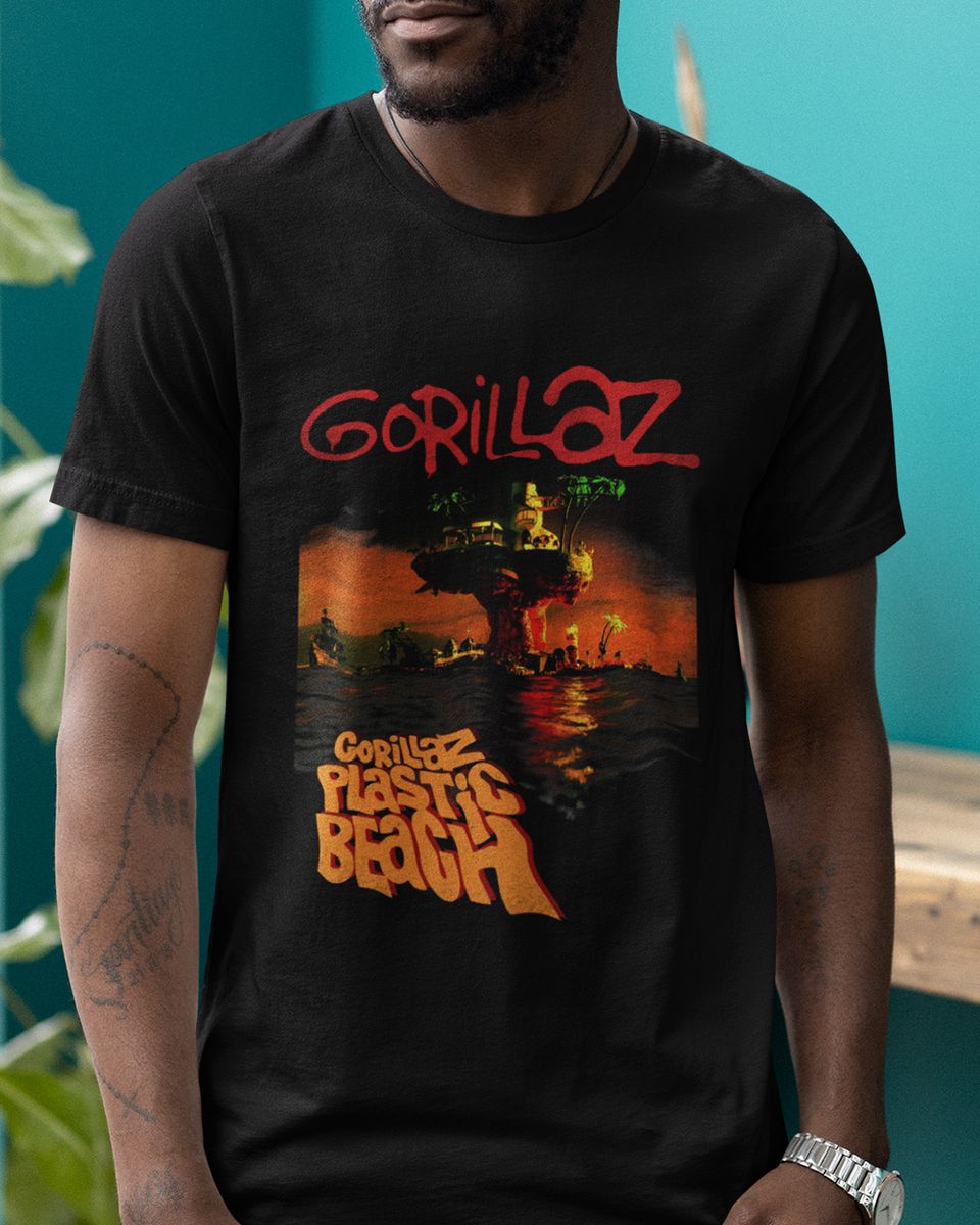 Nome do produto: Camiseta Gorillaz Plastic Mind The Gap Co.