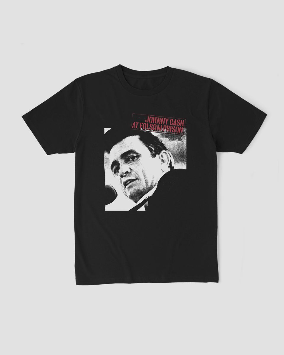 Nome do produto: Camiseta Johnny Cash Folsom Mind The Gap Co.