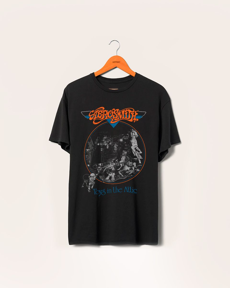 Nome do produto: Camiseta Aerosmith Toys Mind The Gap Co.