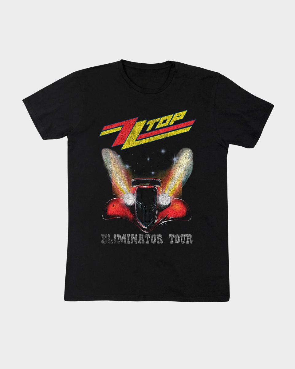 Nome do produto: Camiseta ZZ Top Eliminator Tour Mind The Gap Co.