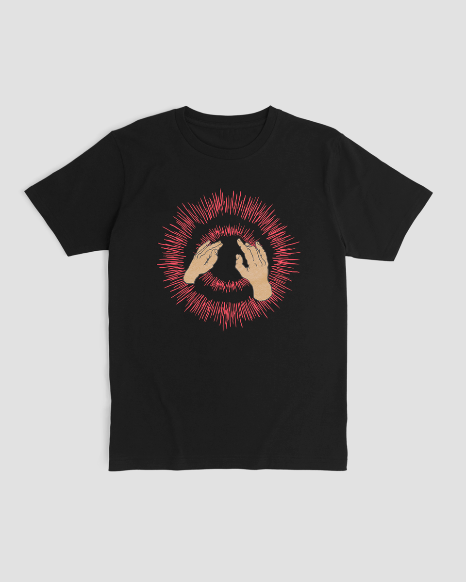 Nome do produto: Camiseta Godspeed You! Black Emperor: Lift Your Skinny Fists Like Antennas To Heaven Mind The Gap Co.