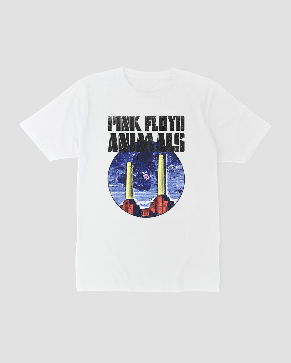 Nome do produto: Camiseta Pink Floyd Animals Mind The Gap Co.