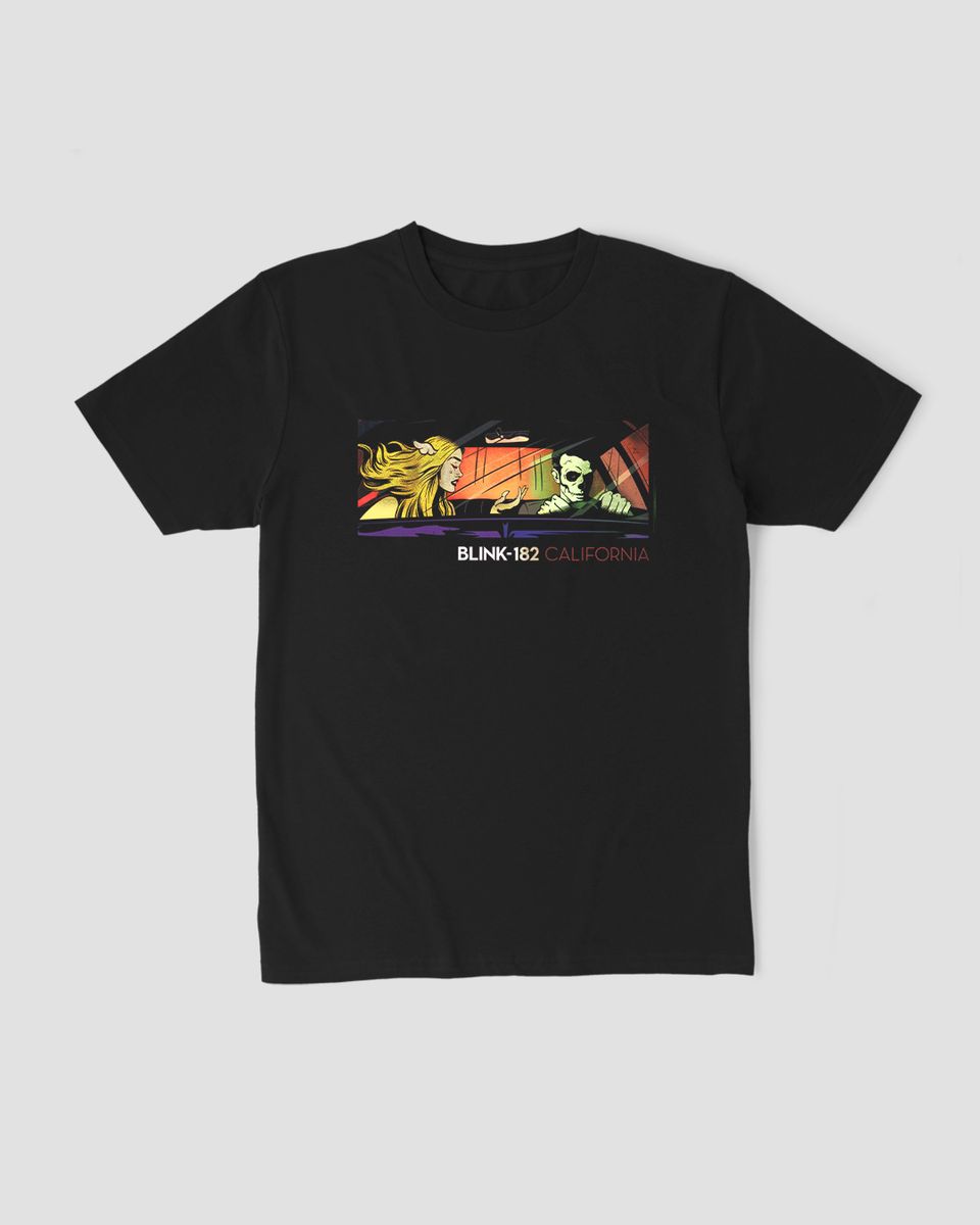Nome do produto: Camiseta Blink-182 California Black Mind The Gap Co.