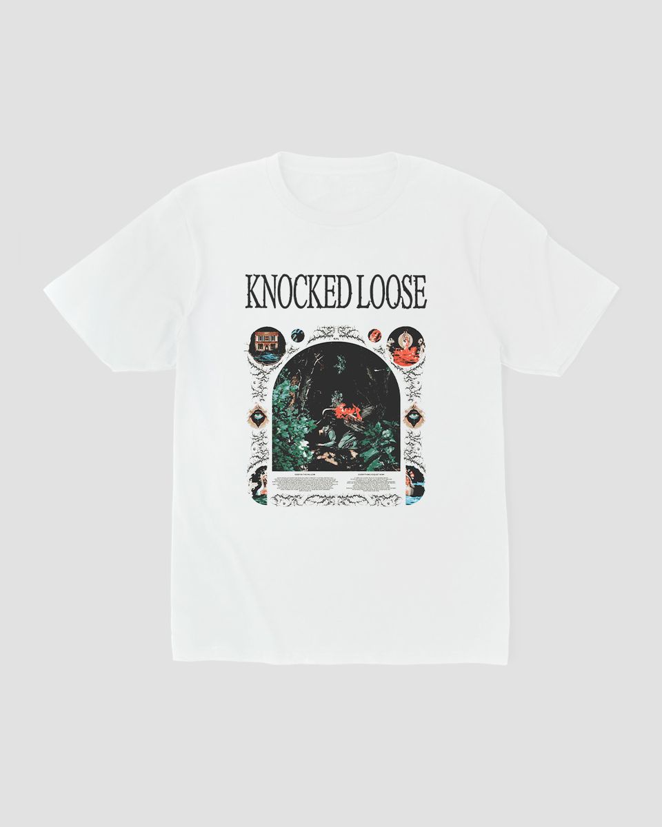 Nome do produto: Camiseta Plus Size Knocked Loose Mind The Gap Co.