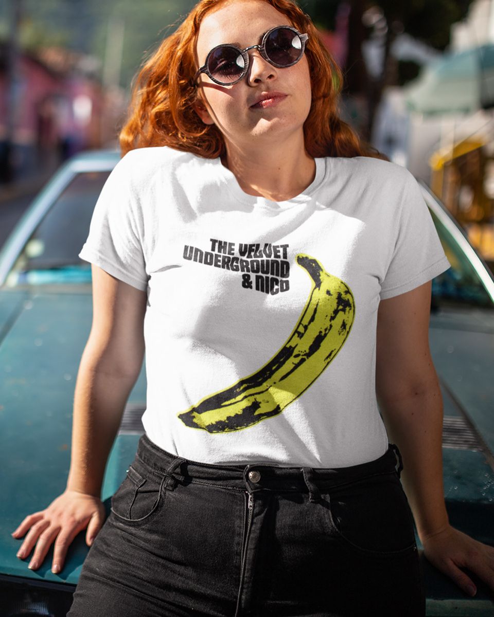 Nome do produto: Camiseta Velvet Underground Nico White Mind The Gap Co.