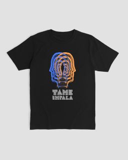 Camiseta Tame Impala Head Black Mind The Gap Co.