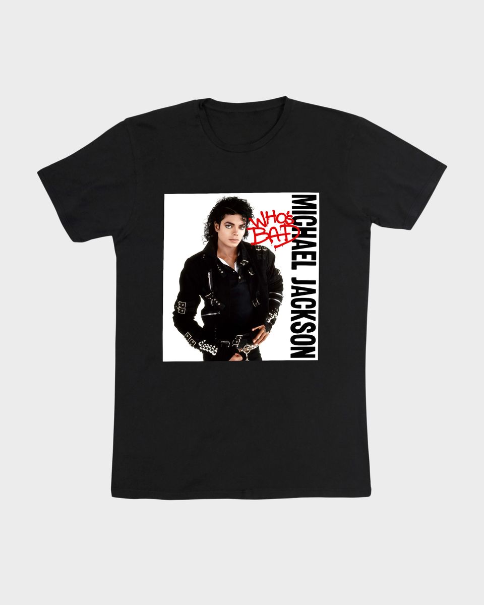 Nome do produto: Camiseta Michael Jackson Bad Mind The Gap Co.