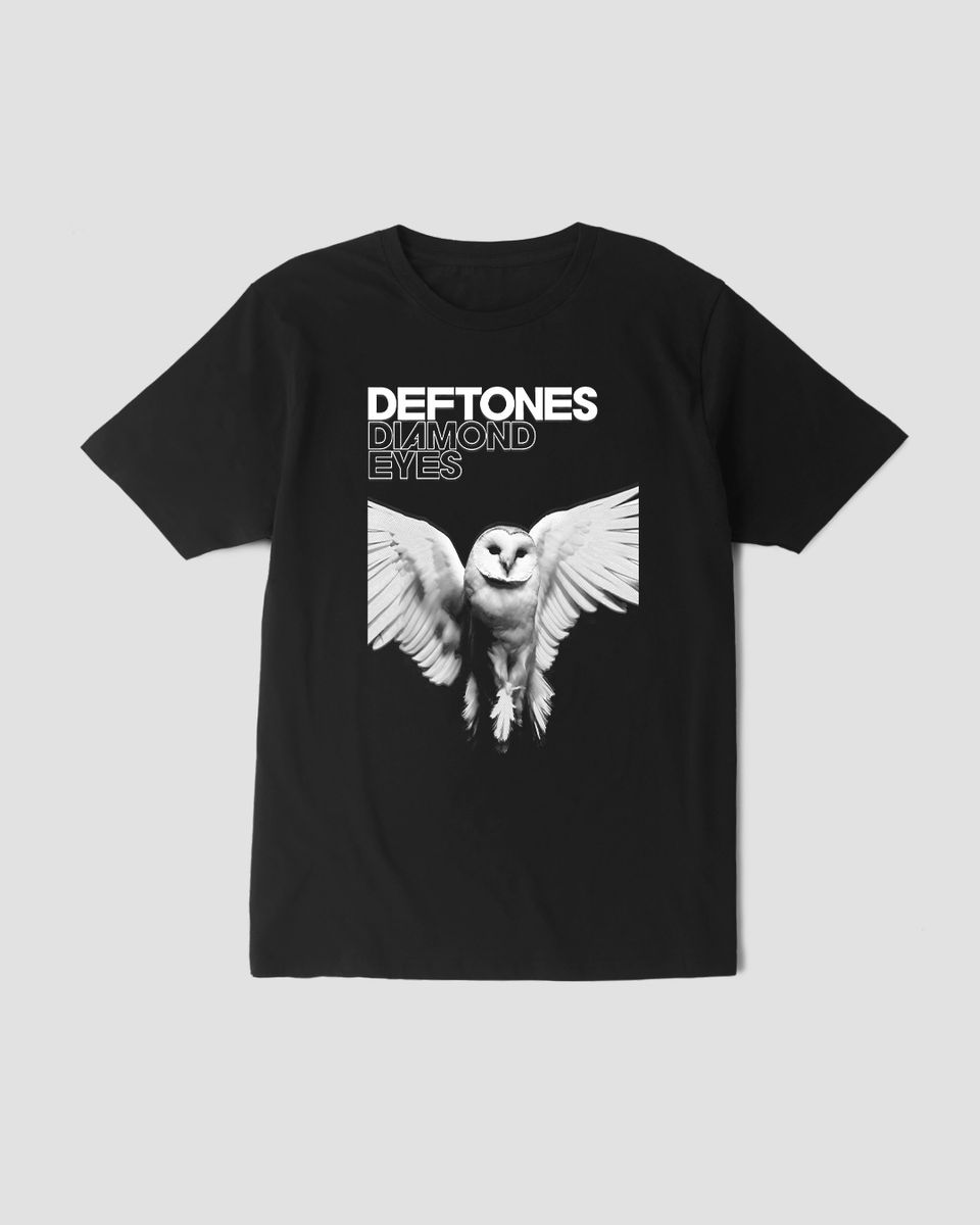 Nome do produto: Camiseta Deftones Eyes Mind The Gap Co.