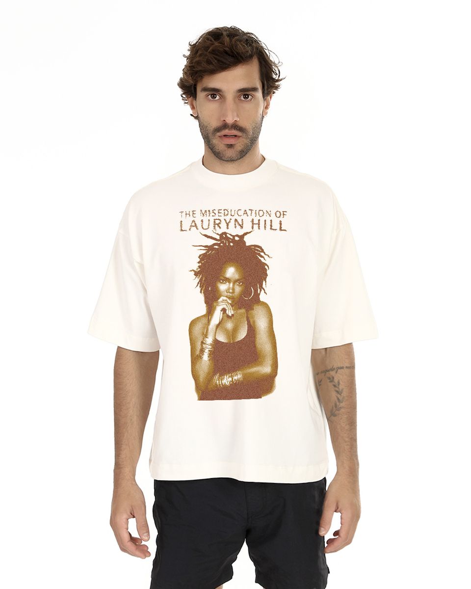 Nome do produto: Camiseta Oversized Lauryn Hill Mis Mind The Gap Co.