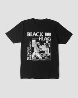 Nome do produtoCamiseta Black Flag Nervous 1 Mind The Gap Co.