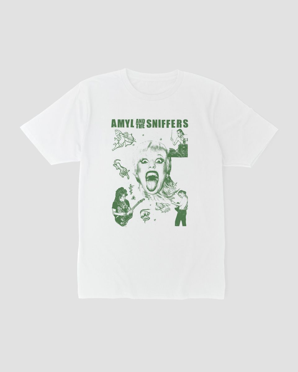 Nome do produto: Camiseta Amyl and The Sniffers Mind The Gap Co.