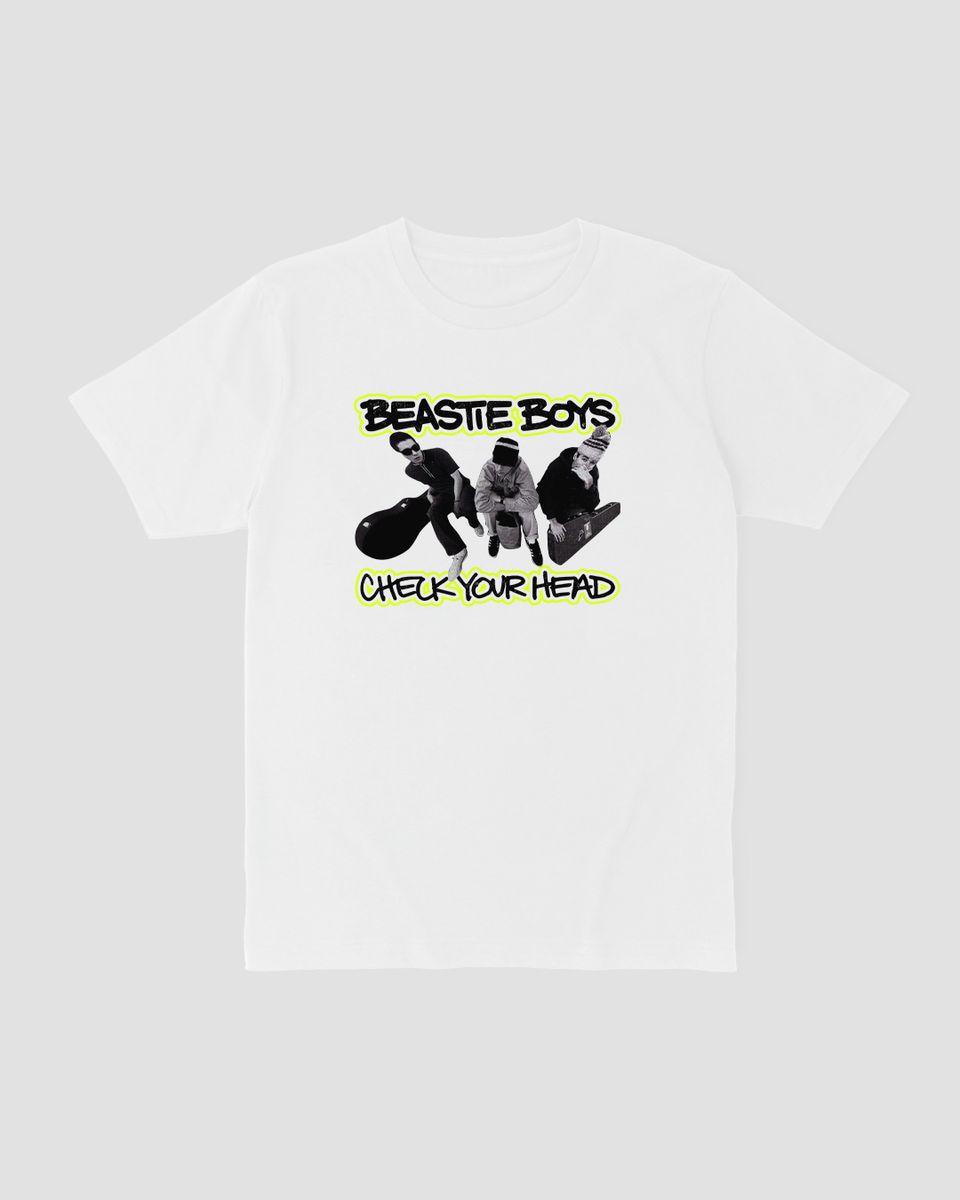 Nome do produto: Camiseta Beastie Boys Check Your Head White Mind The Gap Co.