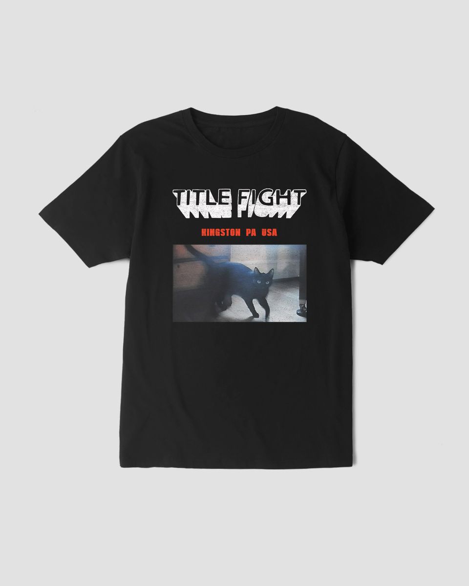 Nome do produto: Camiseta Title Fight Kingston Cat Mind The Gap Co.