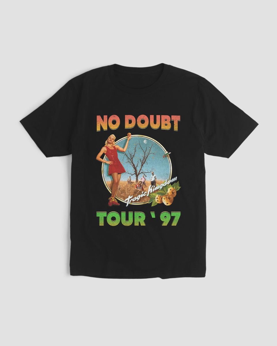 Nome do produto: Camiseta No Doubt Tragic Black Mind The Gap Co.