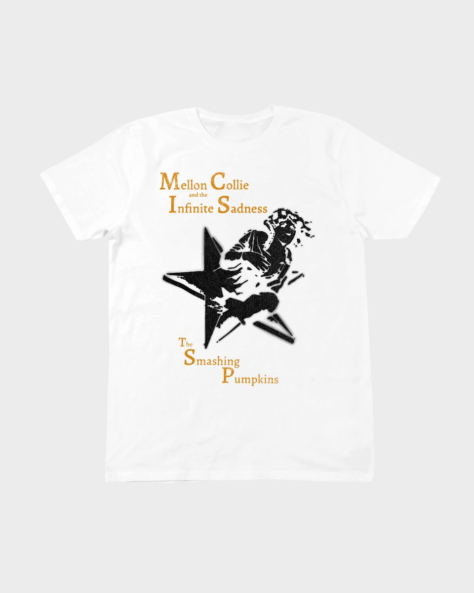 Nome do produto: Camiseta Smashing Pumpkins Mellon 4 Mind The Gap Co.