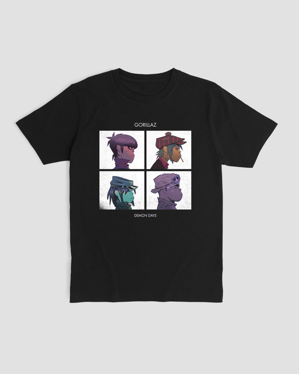 Nome do produto: Camiseta Gorillaz Demon Mind The Gap Co.