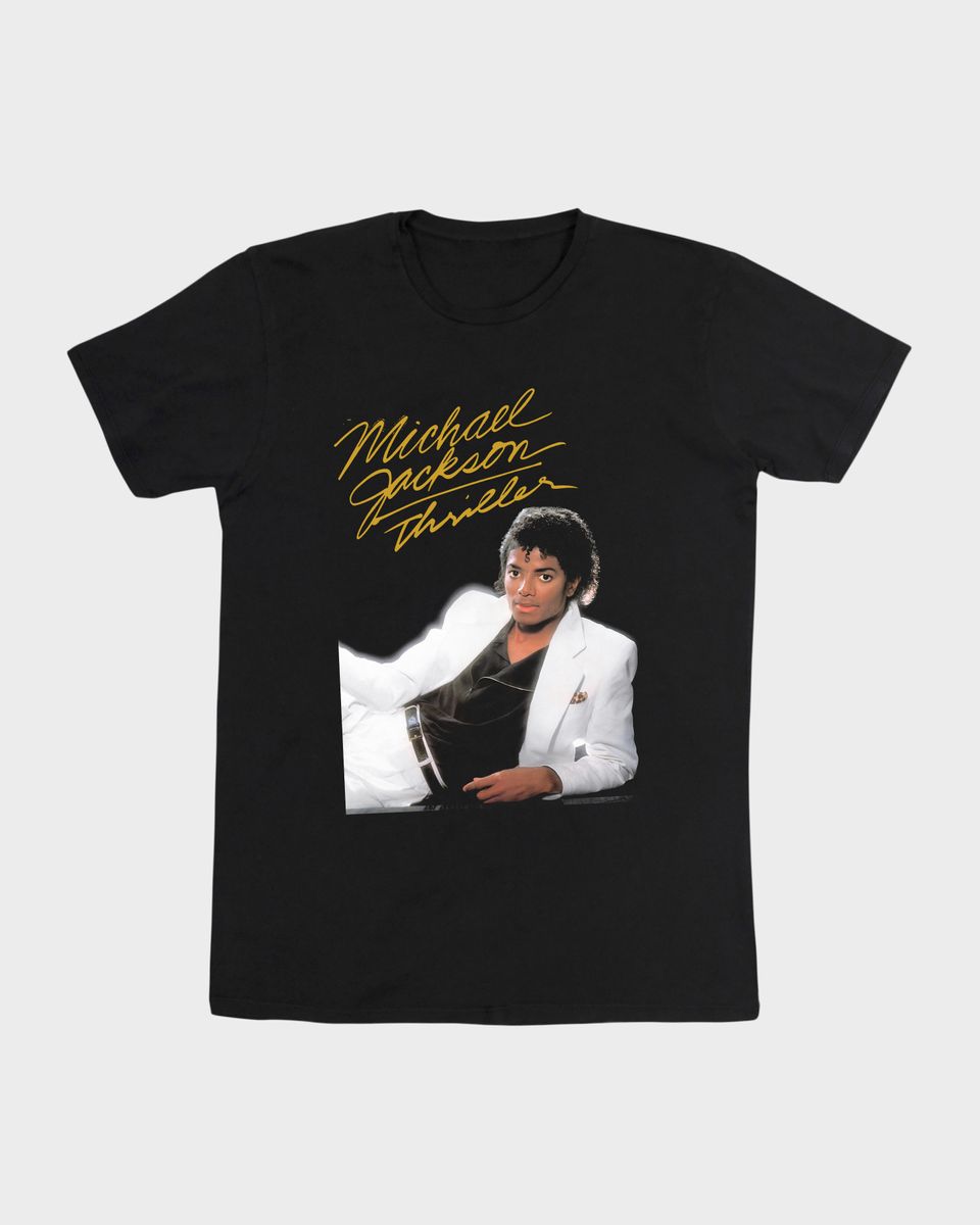 Nome do produto: Camiseta Michael Jackson Thriller Cover Mind The Gap Co.