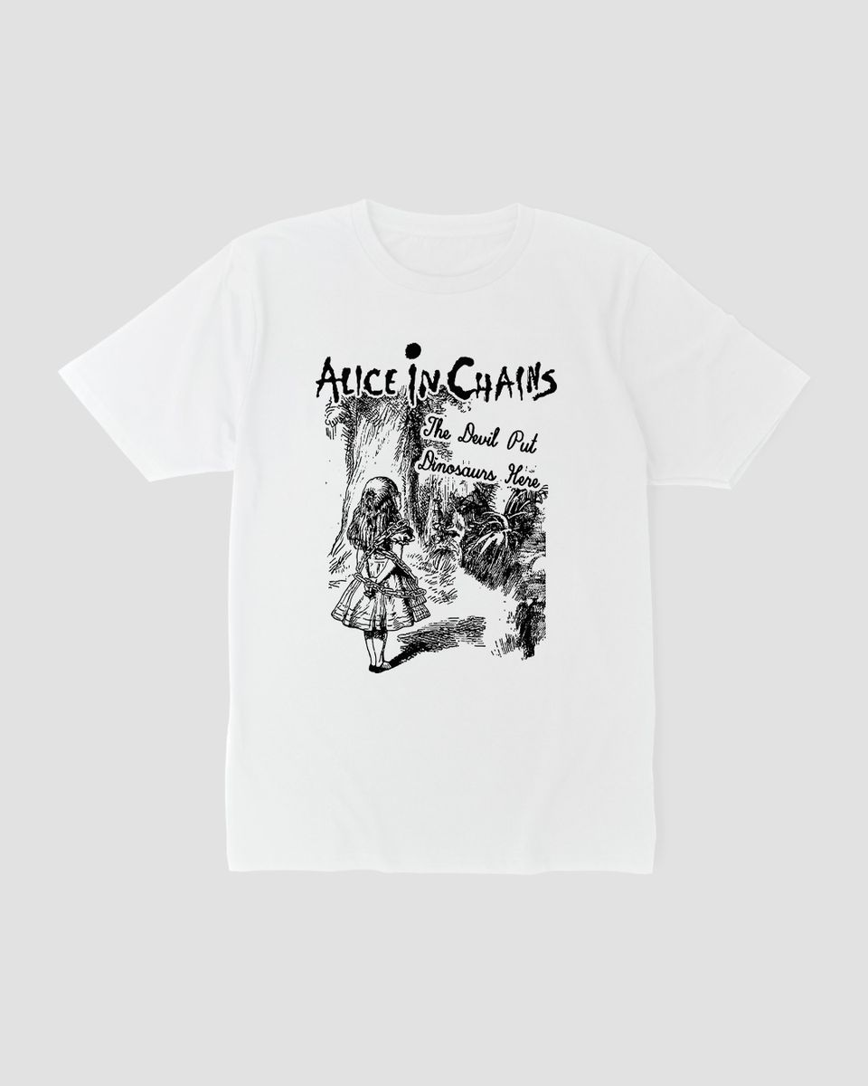 Nome do produto: Camiseta Alice In Chains Devil Mind The Gap Co.