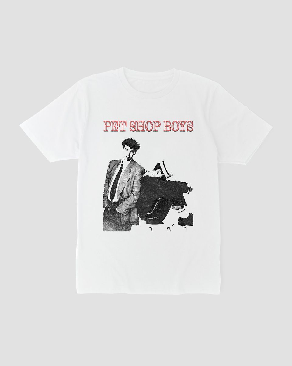 Nome do produto: Camiseta Pet Shop Boys Mind The Gap Co.