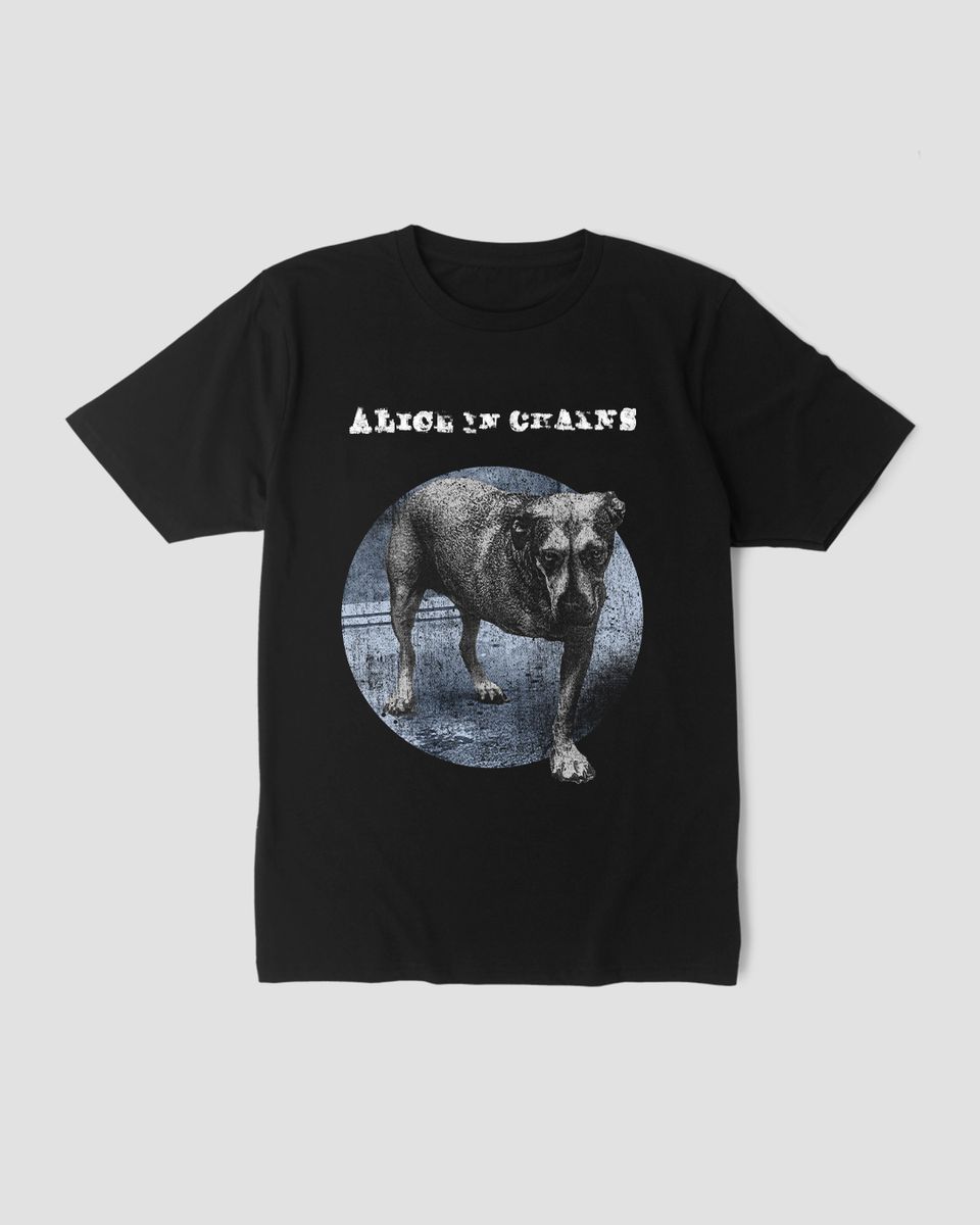 Nome do produto: Camiseta Alice In Chains Alice Blue Black Mind The Gap Co.