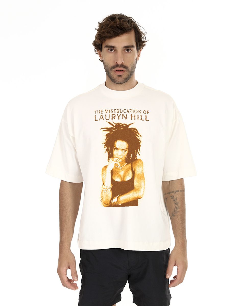 Nome do produto: Camiseta Oversized Lauryn Hill Mis Mind The Gap Co.