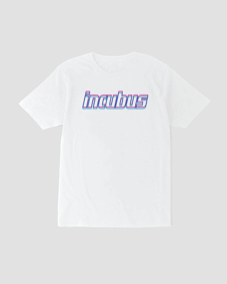 Nome do produto: Camiseta Incubus Logo White Mind The Gap Co.