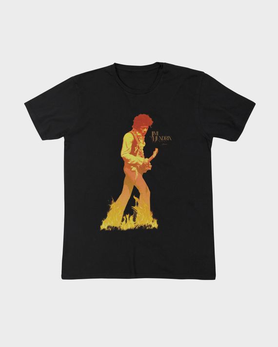 Camiseta Jimi Hendrix Fire Mind The Gap Co.