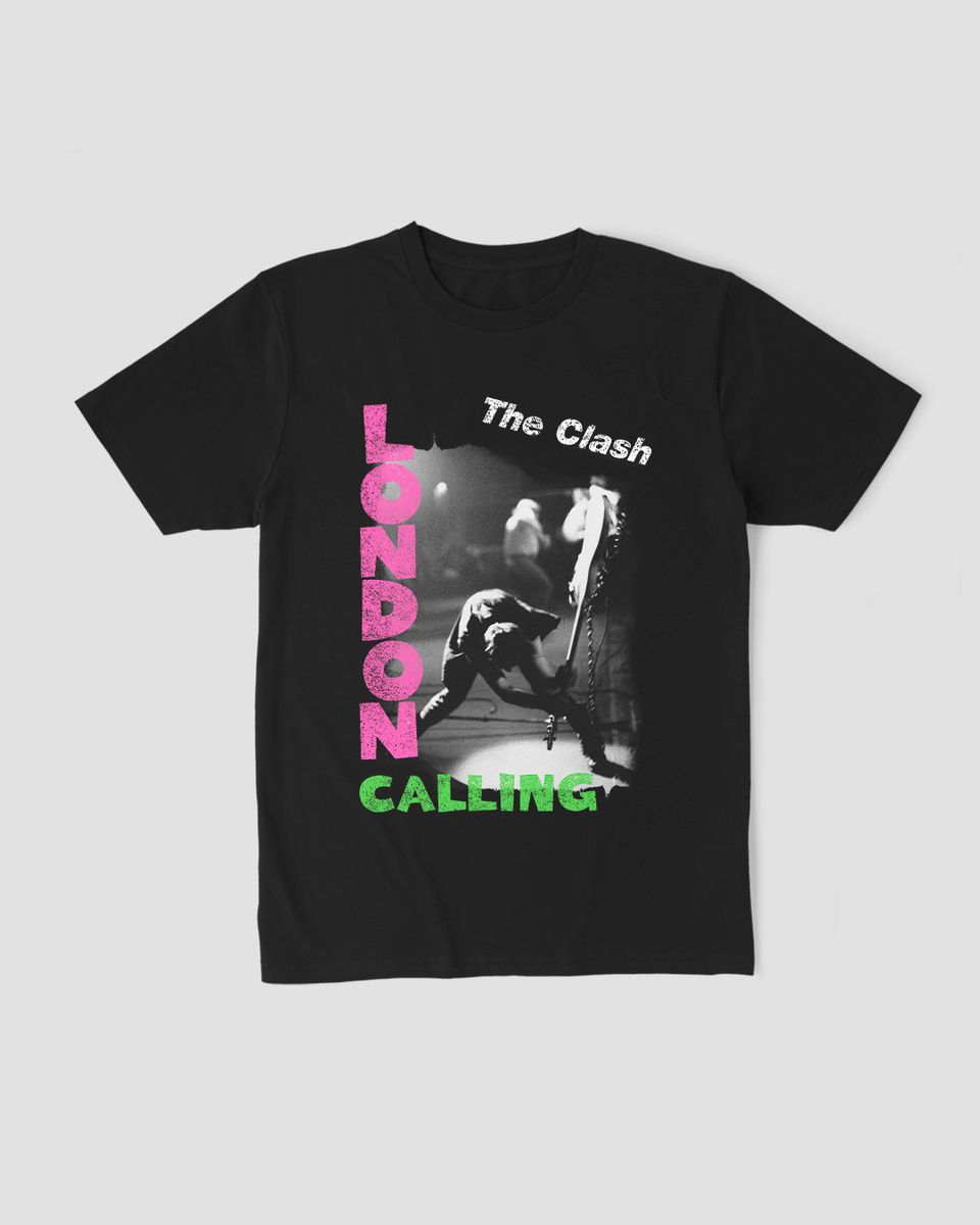 Nome do produto: Camiseta The Clash London Mind The Gap Co.