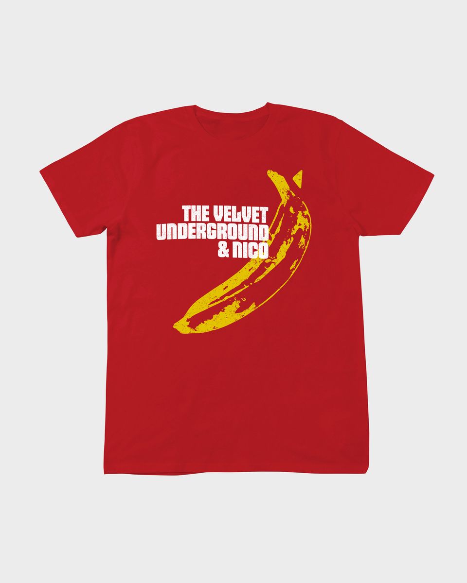 Nome do produto: Camiseta Velvet Underground Nico Red Mind The Gap Co.