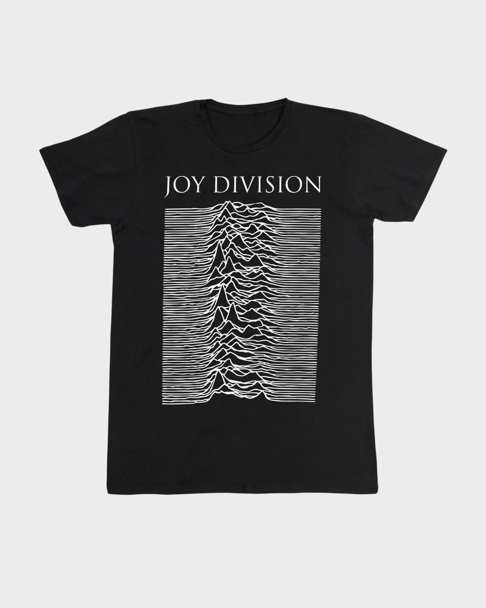 Nome do produto: Camiseta Joy Division Pleasures Black Mind The Gap Co.