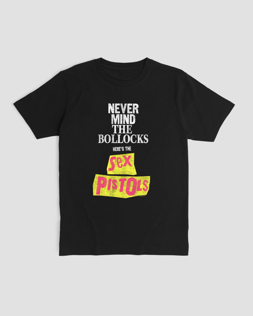 Nome do produto: Camiseta Sex Pistols Black Mind The Gap Co.