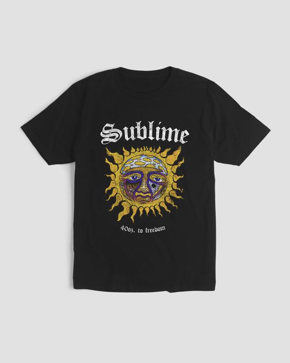 Camiseta Sublime 40oz. Black Mind The Gap Co.