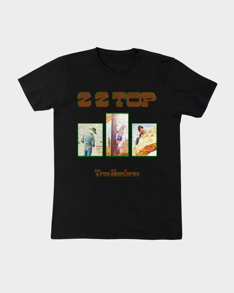 Nome do produto: Camiseta ZZ Top Tres 2 Mind The Gap Co.