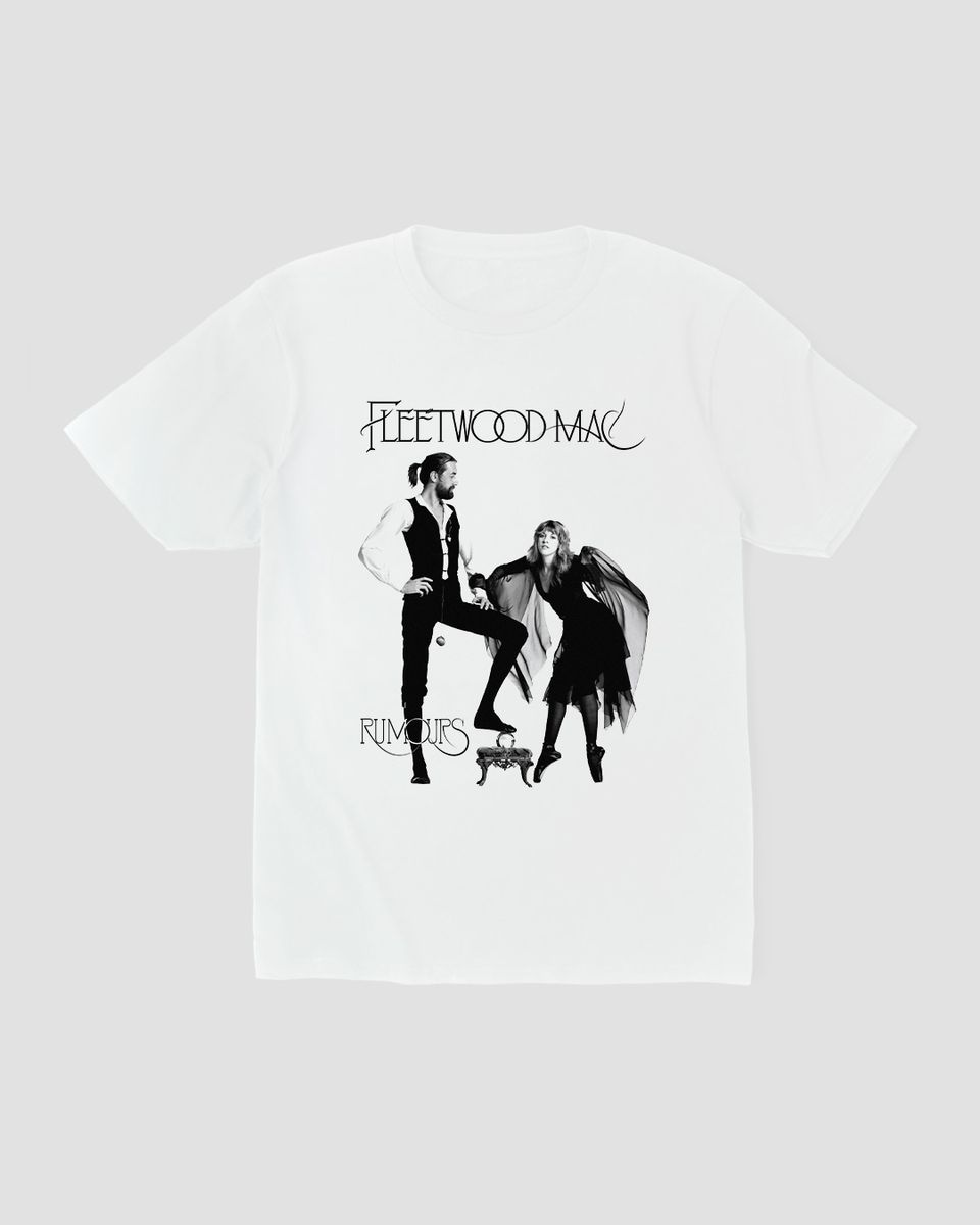 Nome do produto: Camiseta Fleetwood Mac Rumours White Mind The Gap Co.