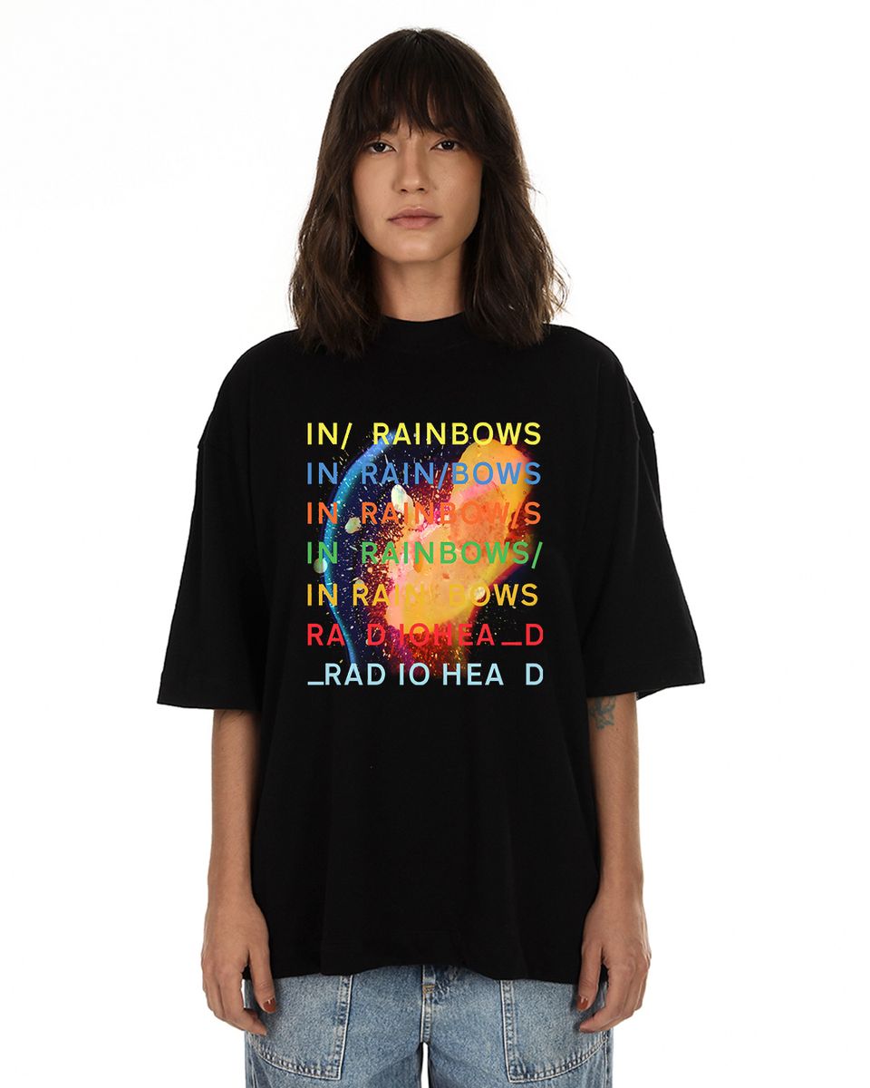 Nome do produto: Camiseta Oversized Radiohead In Mind The Gap Co.