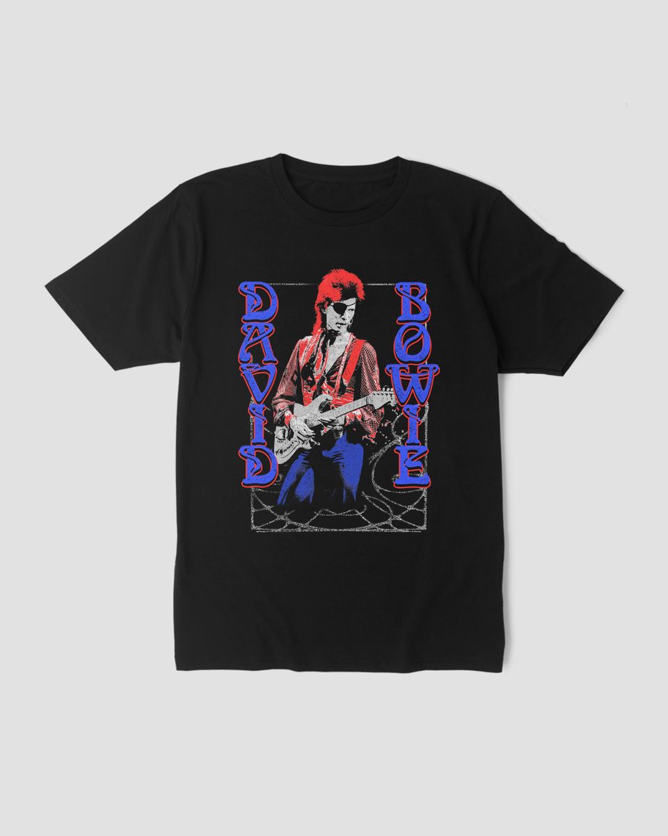 Nome do produto: Camiseta David Bowie Ziggy 2 Mind The Gap Co.