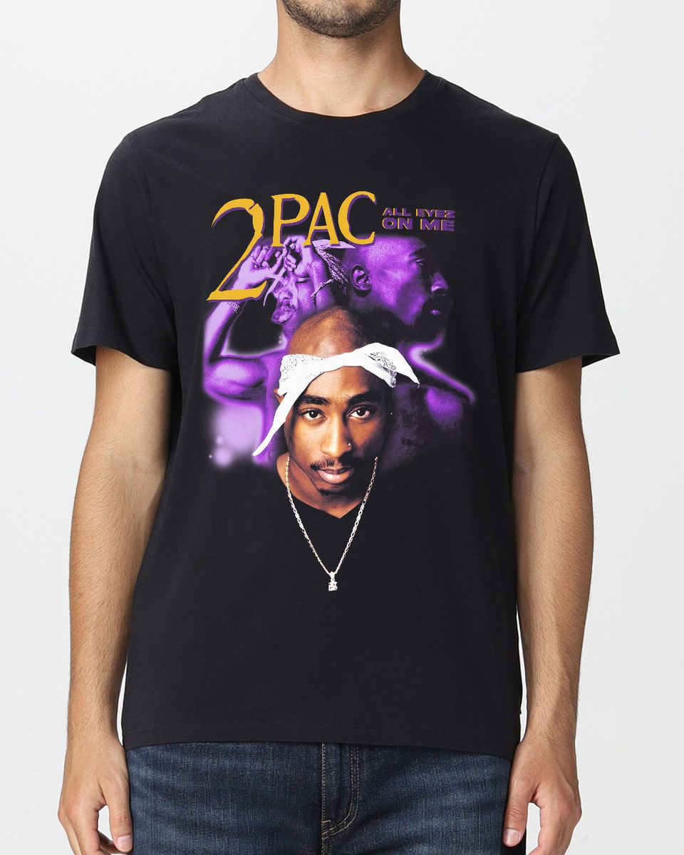 Nome do produto: Camiseta 2Pac All Eyez Mind The Gap Co.