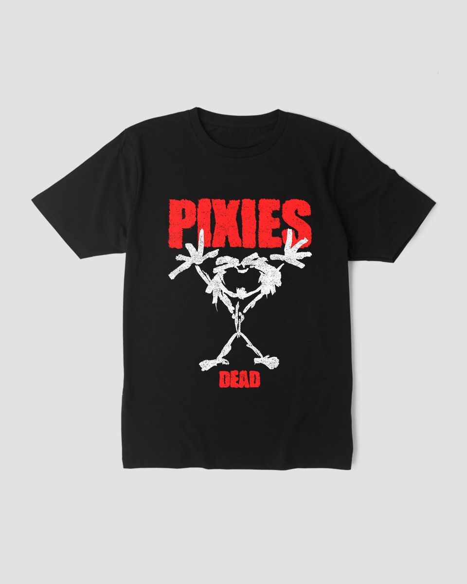 Nome do produto: Camiseta Pixies Dead Mind The Gap Co,