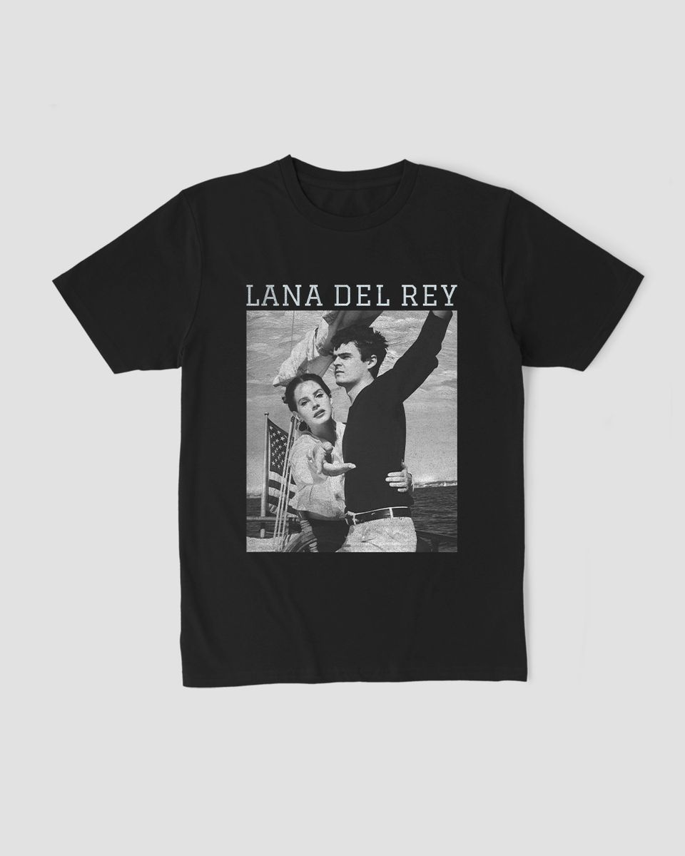 Nome do produto: Camiseta Lana Del Rey Norman Black Mind The Gap Co.