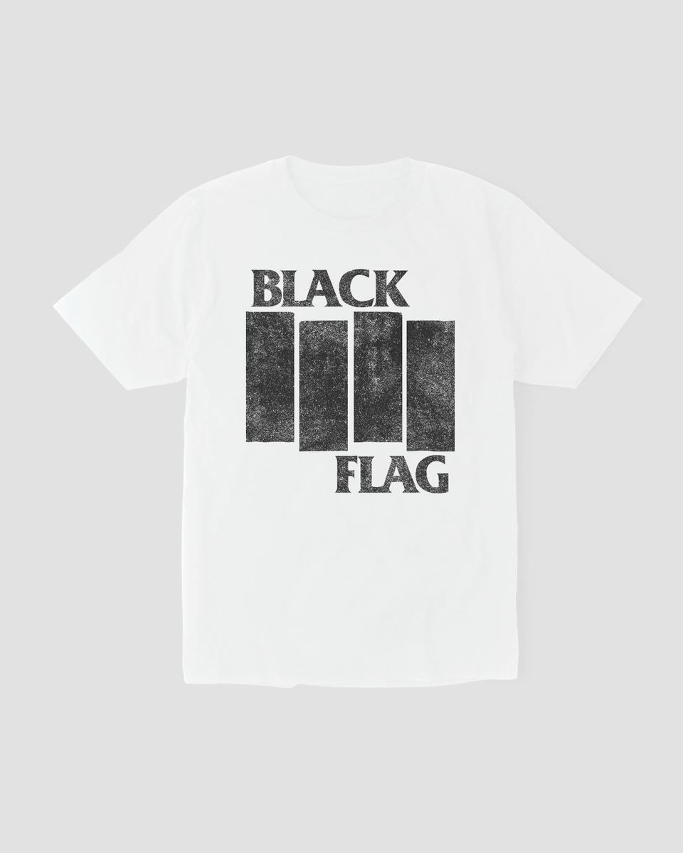 Nome do produto: Camiseta Black Flag Logo Mind The Gap Co.
