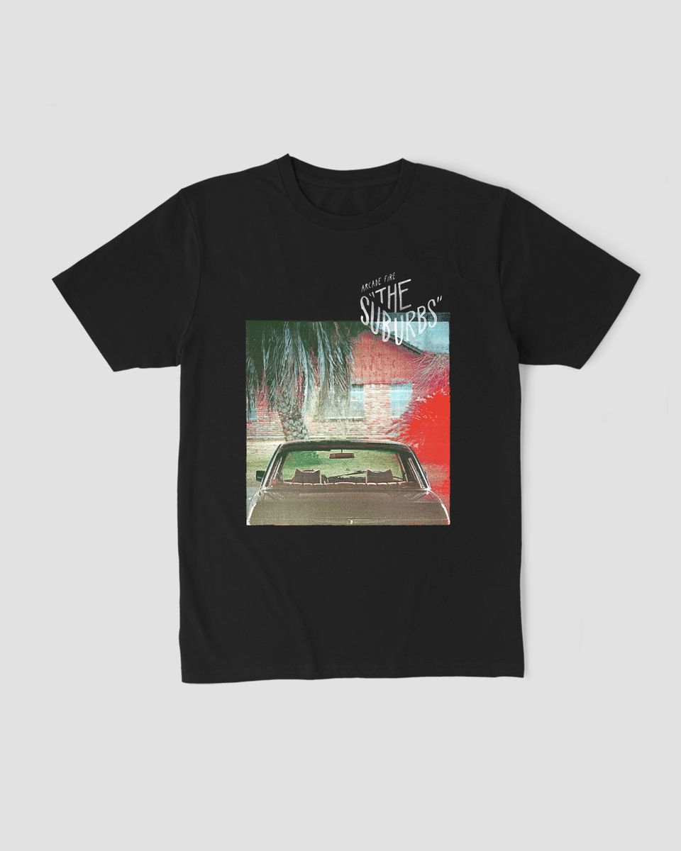 Nome do produto: Camiseta Arcade Fire Suburbs Black Mind The Gap Co.