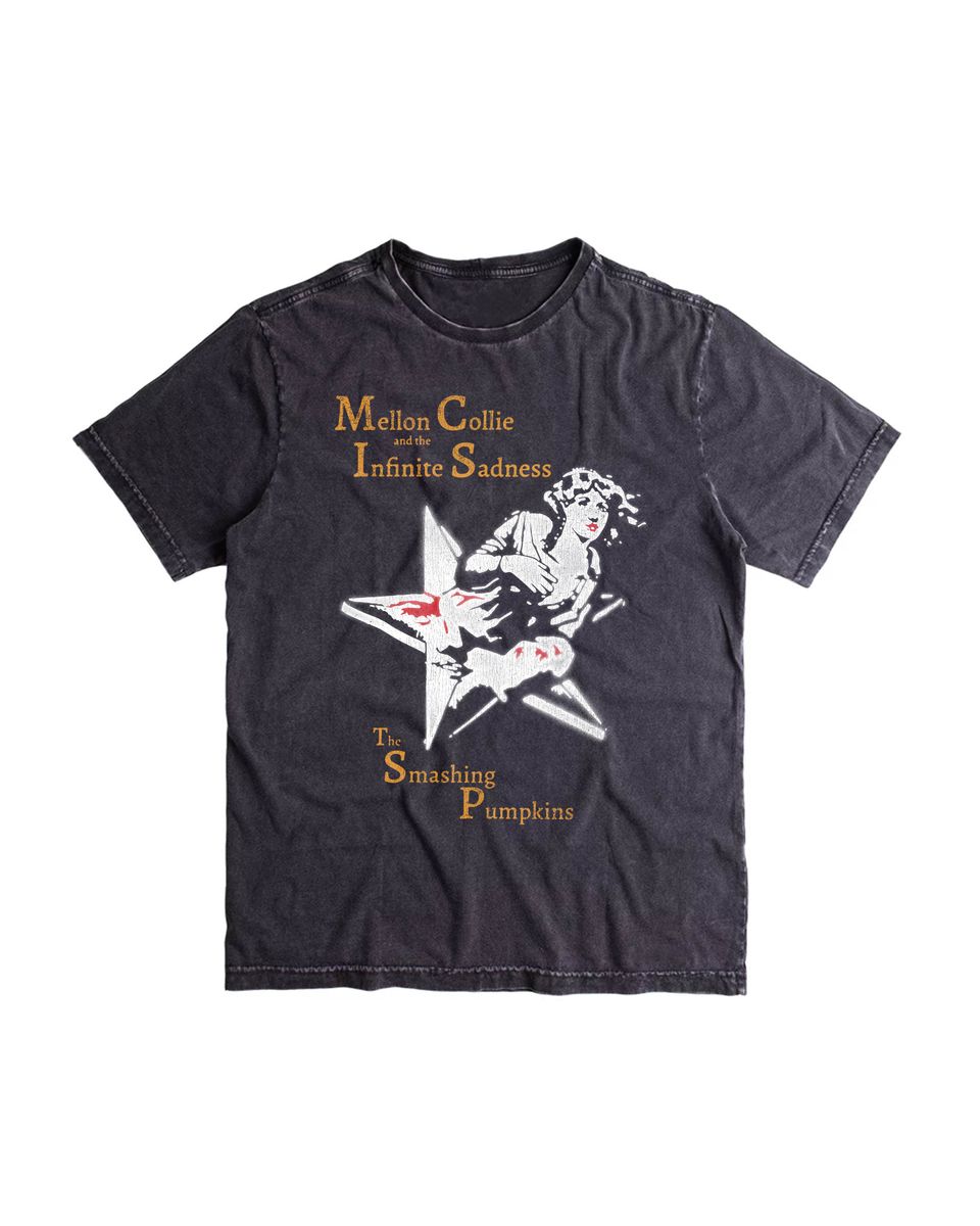 Nome do produto: Camiseta Smashing Pumpkins Mellon 4 Estonada  Mind The Gap Co.